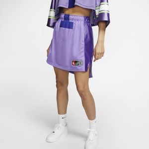 Nike Skirt Women's Jersey basketball football Purple Mini skirt